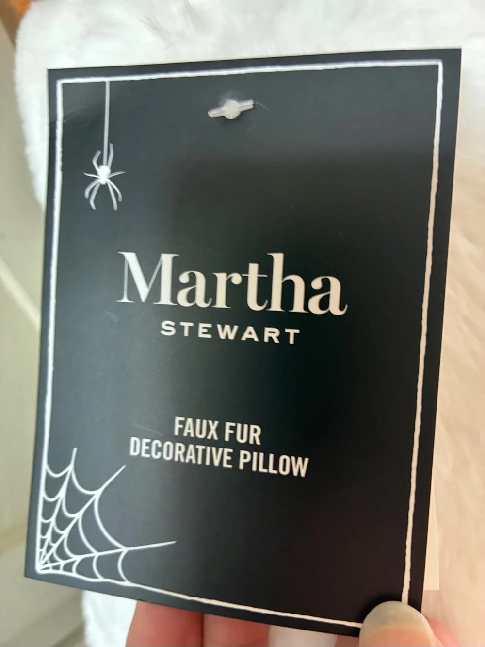 Martha Stewart Halloween Ghost Pillow holding Football plush NWT TikTok Viral